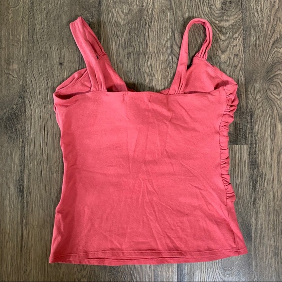 NWT Bisou Bisou Rouge Ruched tank - Picture 4 of 4